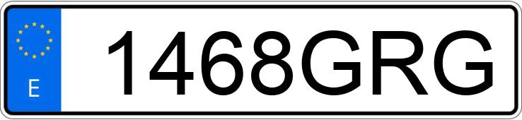 Numer rejestracyjny 1468GRG posiada HYOSUNG GT 125