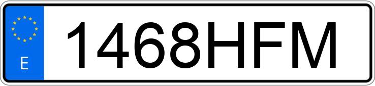 Numer rejestracyjny 1468HFM posiada BENELLI VELVET Numer rejestracyjny 1468HFM posiada BENELLI VELVET