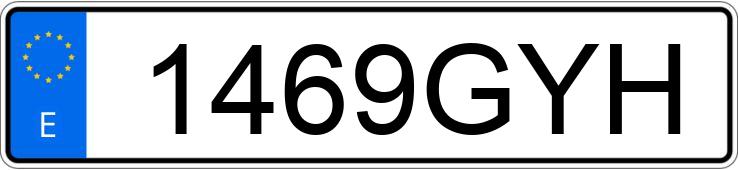 Numer rejestracyjny 1469GYH posiada VOLKSWAGEN GOLF Numer rejestracyjny 1469GYH posiada VOLKSWAGEN GOLF