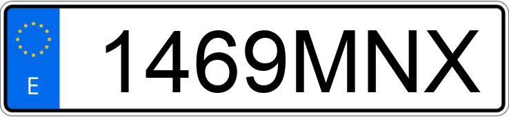 Numer rejestracyjny 1469MNX posiada PORSCHE MACAN