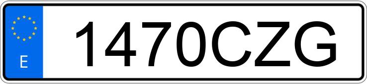 Numer rejestracyjny 1470CZG posiada RENAULT CLIO