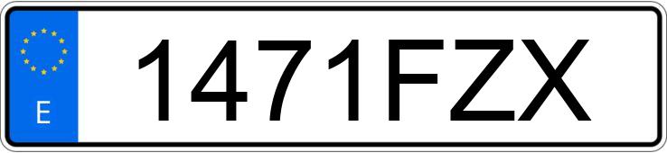 Le numéro d’enregistrement 1471FZX a PEUGEOT 407
