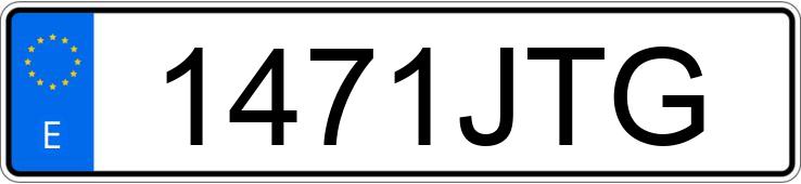 Numer rejestracyjny 1471JTG posiada SEAT LEON