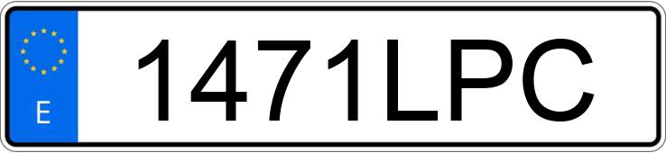 Numer rejestracyjny 1471LPC posiada RENAULT TALISMAN