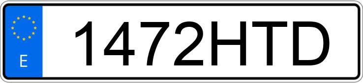 Numer rejestracyjny 1472HTD posiada SEAT IBIZA