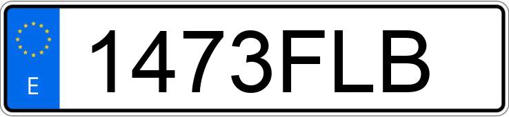 Numer rejestracyjny 1473FLB posiada ALFA ROMEO 147