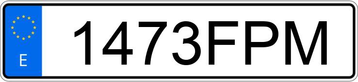 Numer rejestracyjny 1473FPM posiada IVECO DAILY