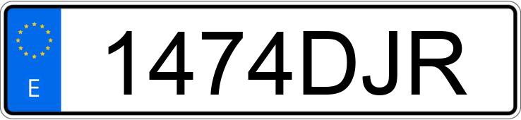 Numer rejestracyjny 1474DJR posiada VOLKSWAGEN POLO