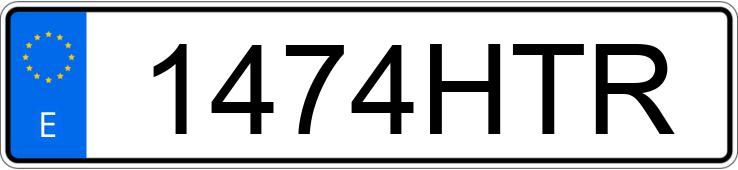 Numer rejestracyjny 1474HTR posiada CITROEN BERLINGO Numer rejestracyjny 1474HTR posiada CITROEN BERLINGO