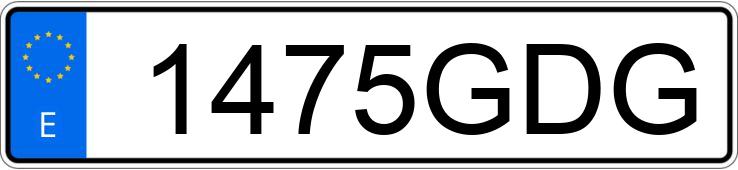 Numer rejestracyjny 1475GDG posiada KAWASAKI Z 750