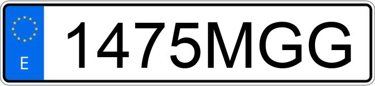 Numer rejestracyjny 1475MGG posiada TOYOTA COROLLA