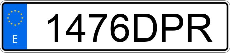 Numer rejestracyjny 1476DPR posiada AUDI A4