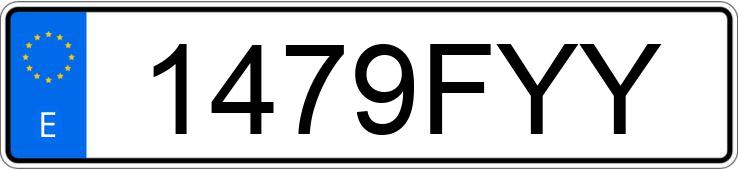 Numer rejestracyjny 1479FYY posiada RENAULT CLIO