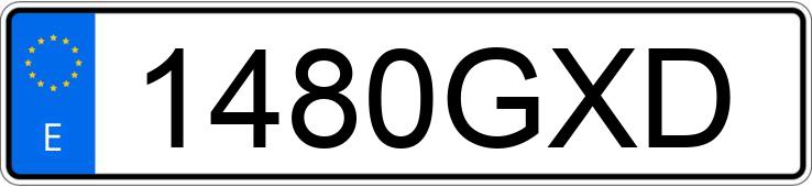 Numer rejestracyjny 1480GXD posiada CITROEN C4 GRAND PICASSO