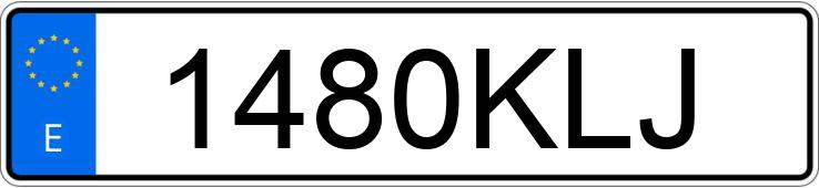 Numer rejestracyjny 1480KLJ posiada KIA STONIC