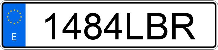 Numer rejestracyjny 1484LBR posiada LEXUS ES 300 H