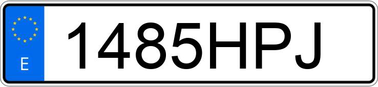 Numer rejestracyjny 1485HPJ posiada RENAULT CLIO