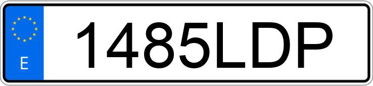 Numer rejestracyjny 1485LDP posiada MERCEDES C (205)