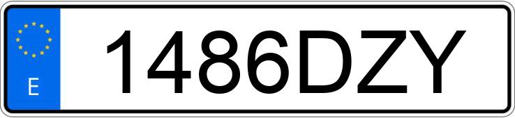 Numer rejestracyjny 1486DZY posiada OPEL CORSA
