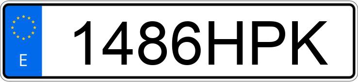 Numer rejestracyjny 1486HPK posiada VOLKSWAGEN TOURAN Numer rejestracyjny 1486HPK posiada VOLKSWAGEN TOURAN