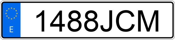 Numer rejestracyjny 1488JCM posiada SEAT LEON