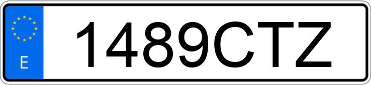 Numer rejestracyjny 1489CTZ posiada PEUGEOT EXPERT Numer rejestracyjny 1489CTZ posiada PEUGEOT EXPERT
