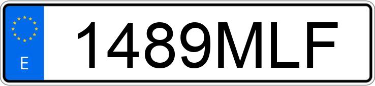 Numer rejestracyjny 1489MLF posiada BMW SERIE 8