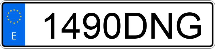 Numer rejestracyjny 1490DNG posiada CITROEN BERLINGO