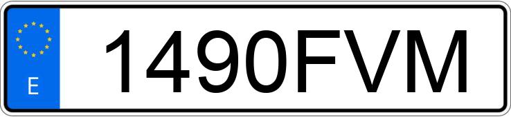 Numer rejestracyjny 1490FVM posiada AUDI A3