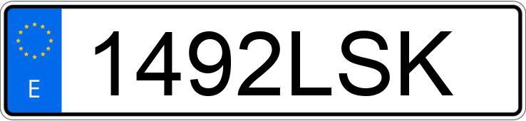 Numer rejestracyjny 1492LSK posiada MITSUBISHI ASX Numer rejestracyjny 1492LSK posiada MITSUBISHI ASX