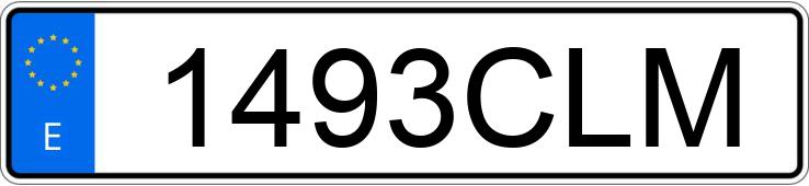 Numer rejestracyjny 1493CLM posiada CITROEN BERLINGO