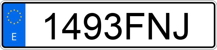 Numer rejestracyjny 1493FNJ posiada PEUGEOT 207 Numer rejestracyjny 1493FNJ posiada PEUGEOT 207