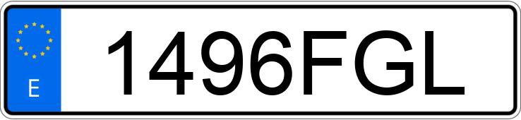 Numer rejestracyjny 1496FGL posiada SKODA SUPERB