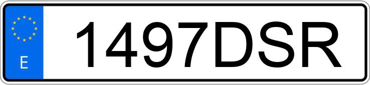 Numer rejestracyjny 1497DSR posiada CITROEN C4