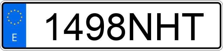 Numer rejestracyjny 1498NHT posiada MINI MINI