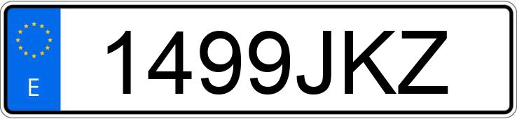 Numer rejestracyjny 1499JKZ posiada SEAT LEON