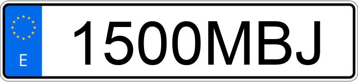 Numer rejestracyjny 1500MBJ posiada NISSAN JUKE