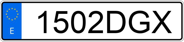 Numer rejestracyjny 1502DGX posiada OPEL ASTRA