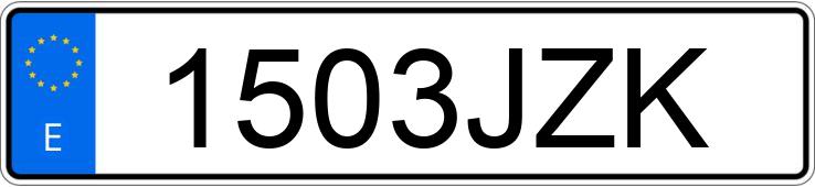 Numer rejestracyjny 1503JZK posiada CITROEN C3