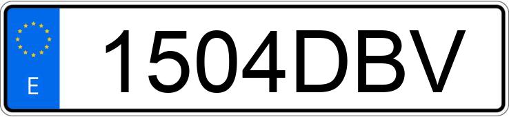 Numer rejestracyjny 1504DBV posiada OPEL ASTRA