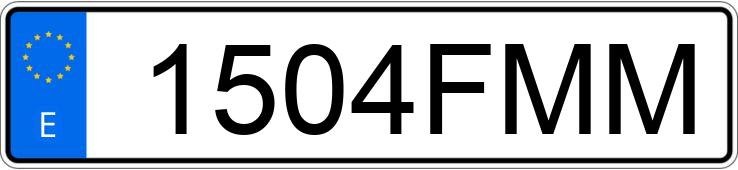 Numer rejestracyjny 1504FMM posiada MERCEDES E 270 (210)