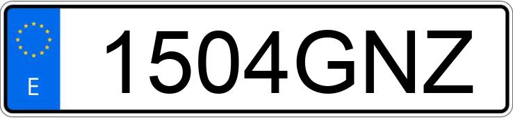 Numer rejestracyjny 1504GNZ posiada SEAT LEON