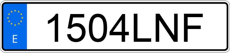 Numer rejestracyjny 1504LNF posiada SEAT IBIZA Numer rejestracyjny 1504LNF posiada SEAT IBIZA