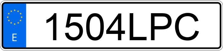 Numer rejestracyjny 1504LPC posiada RENAULT MEGANE
