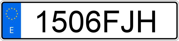 Numer rejestracyjny 1506FJH posiada SEAT IBIZA