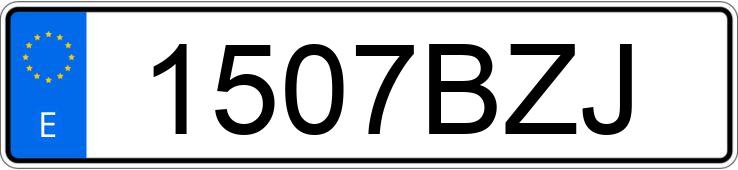 Numer rejestracyjny 1507BZJ posiada VOLKSWAGEN PASSAT