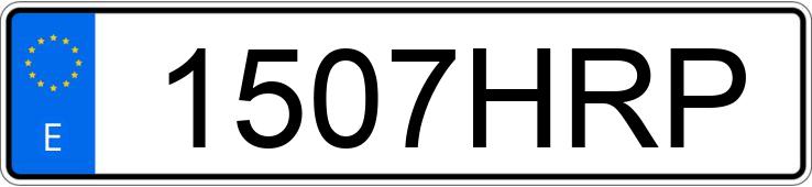 Numer rejestracyjny 1507HRP posiada MERCEDES CLS (218)