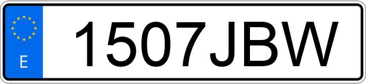 Numer rejestracyjny 1507JBW posiada SKODA CITIGO Numer rejestracyjny 1507JBW posiada SKODA CITIGO