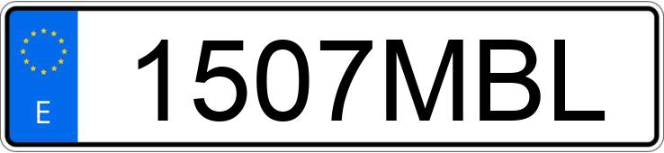 Numer rejestracyjny 1507MBL posiada VOLKSWAGEN TAIGO