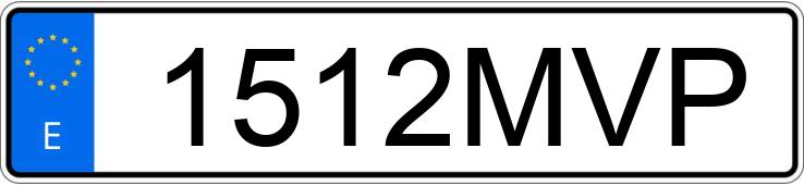 Numer rejestracyjny 1512MVP posiada AUDI A3